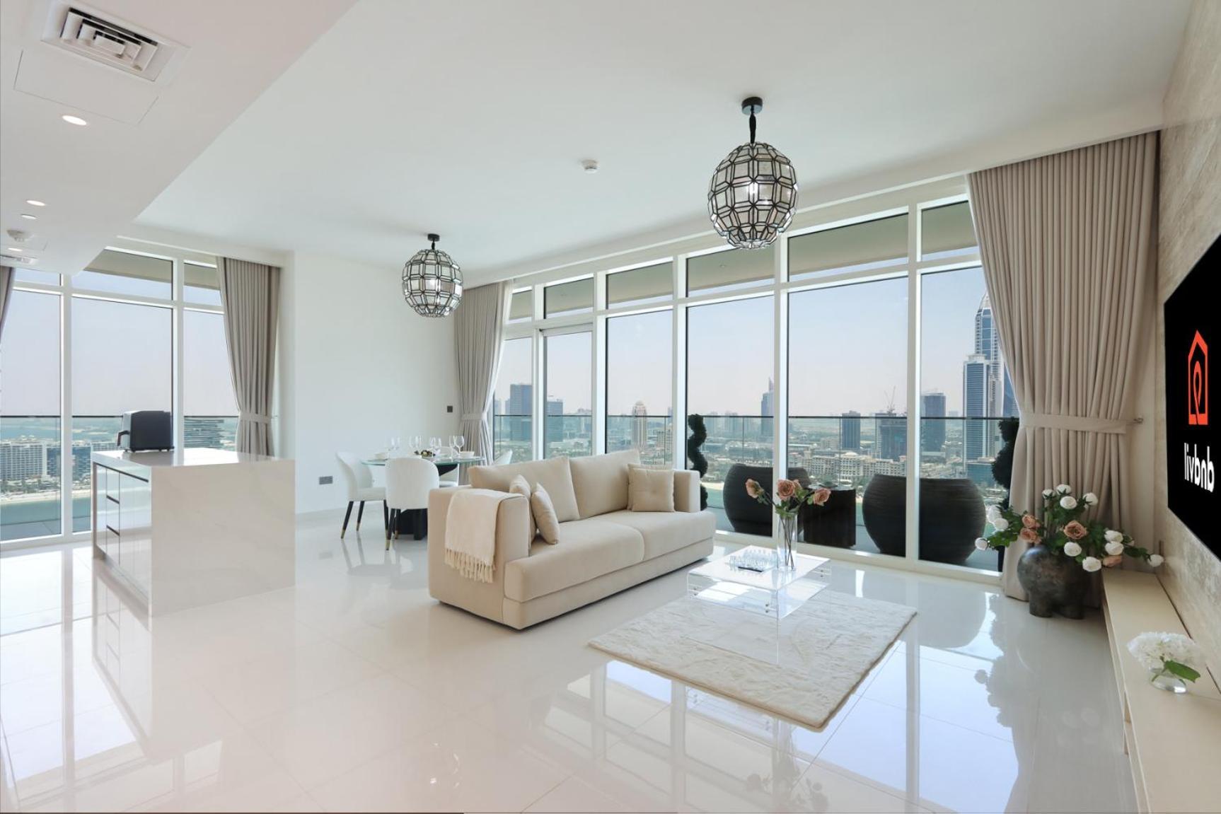 Apartment Livbnb-beachfront 3br With Marina Harbour Panorama Dubai